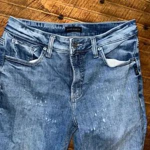 Silver distressed acid wash Avery Straight 30x31 jeans thumbnail 2