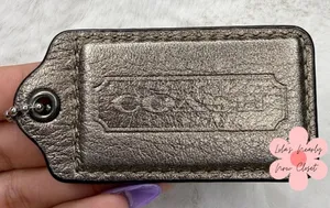 2" COACH Fob Bag Charm Hang tag Hangtag thumbnail 1