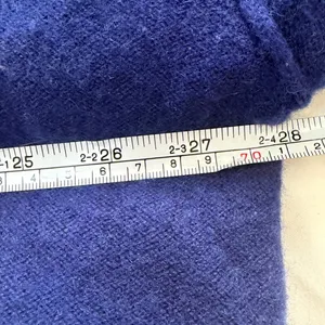 Pilcro Anthropologie Royal Blue 100% Cashmere V-Neck Sweater XL thumbnail 6