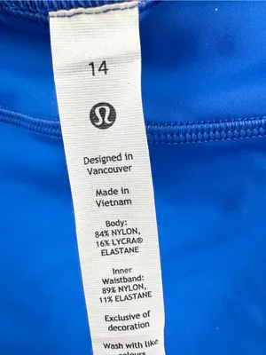 Lululemon Women’s Base Pace‎ High-Rise Short Poolside Blue Size 14 thumbnail 3