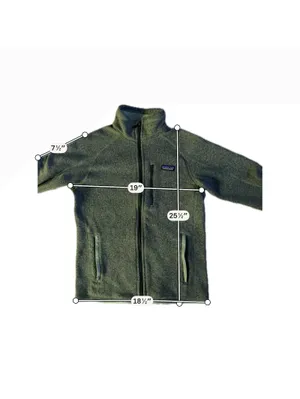 Patagonia Women's Full Zip Fleece Jacket Green Size Small thumbnail 6