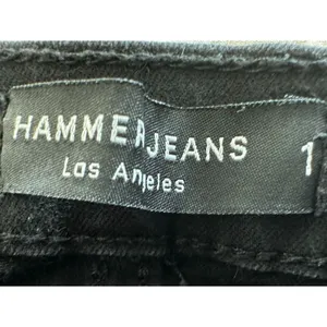 Hammer Jeans Black Super Flare High WAisted Women's Juniors Sz 1 thumbnail 8