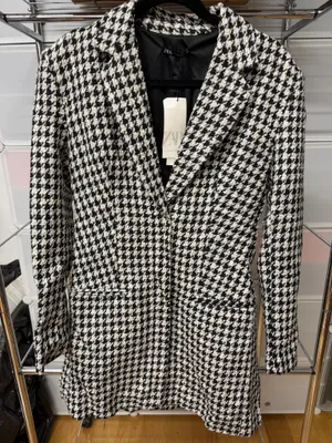 ZARA Houndstooth Blazer Dress thumbnail 1