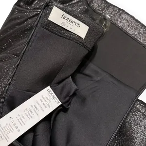 House Of CB Eevi Mini Dress, Black Sparkle, XS thumbnail 9
