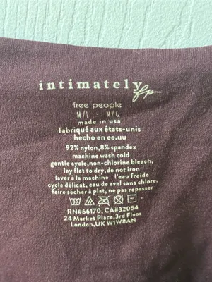 Free People Intimately Clean Lines Long Sleeve in Purple thumbnail 4