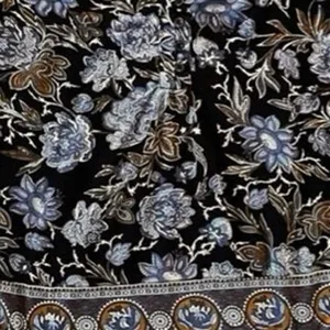 Lucky Brand High Low Hem Botanical Boho Floral V Neck Blouse | M thumbnail 5