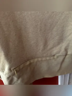 Nike Dri-FIT Funnel Mock Neck Cropped Sweatshirt Gold Tan Side Zip Pocket Small thumbnail 6
