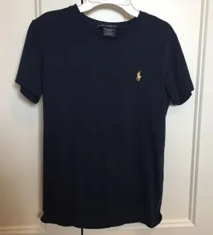Ralph Lauren Women’s size small navy / yellow top thumbnail 1