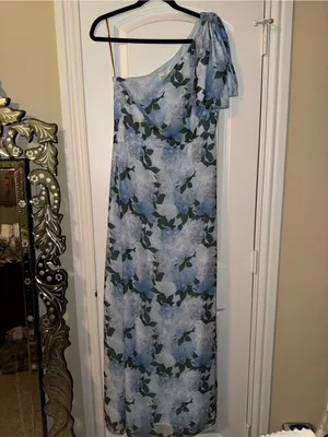 Sachin & Babi Chelsea Gown in Glacial Peonies size 8 thumbnail 3