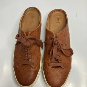 Frye‎ Ivy low lace mule leather sneakers size 9.5 thumbnail 2