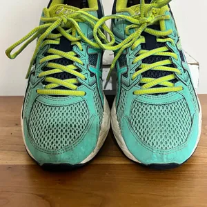 Asics Gel-Contend 3 Womens Teal Lime‎ Green Running Shoes T5F9N Size 7 thumbnail 4