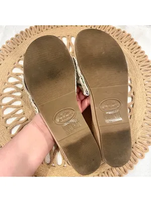 Dr Scholl's x Ganni Slide White Printed Sandals Size 9 Retro thumbnail 11