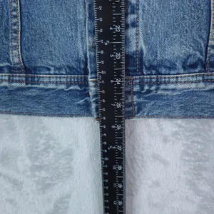 American Eagle Denim Jacket Women Large Blue Classic Trucker Button Up Cotton thumbnail 9