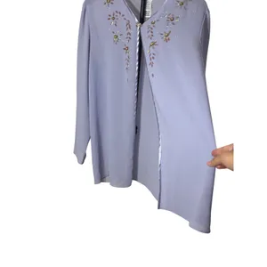 R&M Richards Karen‎ Kwong Lavender Beaded Sheer Evening Jacket Size 16 Formal thumbnail 3