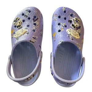 Crocs Disney Parks Purple 100th Anniversary Clog Shoe Size M 5 W 7 thumbnail 4
