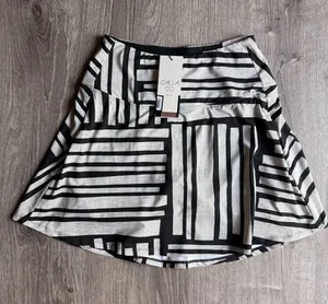 Calia Golf Eagle Skort Black and White Geometric Print thumbnail 1