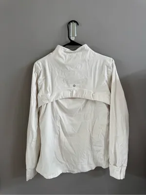 Lululemon White Full Zip Define Jacket thumbnail 6