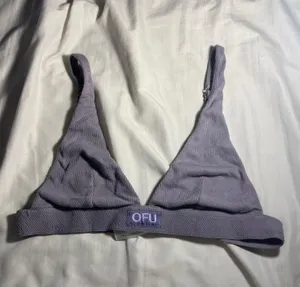 OFU Urban Outfitters Bralette Logo Ribbed thumbnail 1