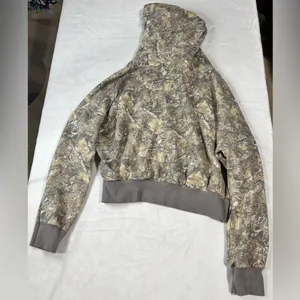 Camo zip up cropped X thumbnail 2