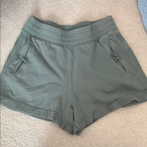 Women's Green Casual Shorts thumbnail 1