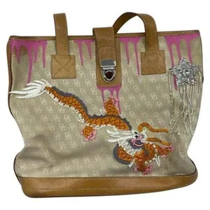DOONEY & BOURKE Shoulder Tote Bag Customized Tan thumbnail 1
