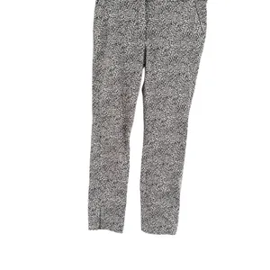 Mango Black and Brown Patterned Straight Leg Pants thumbnail 10