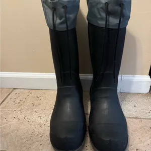 Vintage‎ LL Bean Boots Rain Boots Black Rubber Women's Size 9 thumbnail 3