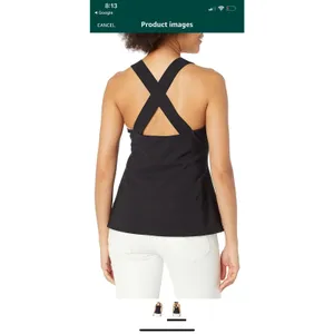 Theory crossback top Deep Ocean Womens small (b5) thumbnail 2