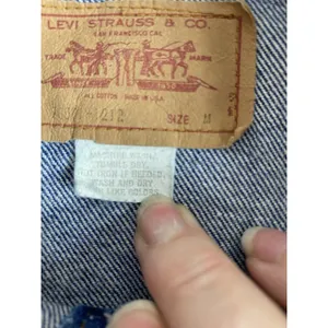 Vintage Levis Strauss Denim Jacket Womens Size M Blue Denim Trucker Blazer * thumbnail 7