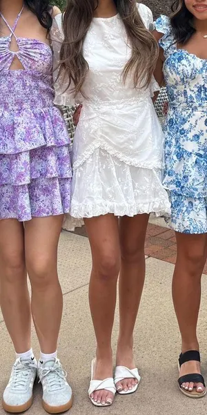 Selfie Leslie White Dress thumbnail 2