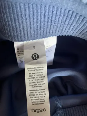 NWTs size 6 lululemon ribbed HR Softstreme shorts thumbnail 5
