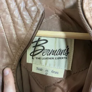 Berman's the leather experts made in korea bomber jacket full zip women's 12 thumbnail 3