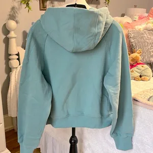 Comfy Hoodie Half Zip Scuba New Green Size M thumbnail 8