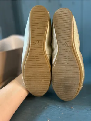Easy Spirit Women's Metallic Gold Slip-On Ballet Flats | Size 7M Box Included thumbnail 6