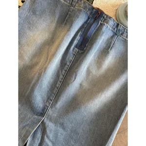 Gap 1969 Denim Skirt Blue Stone Wash Straight Pencil 29 thumbnail 5
