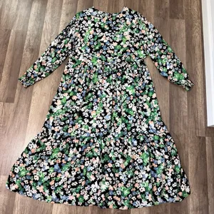 H&M Floral Maxi Dress, Size M‎ thumbnail 8