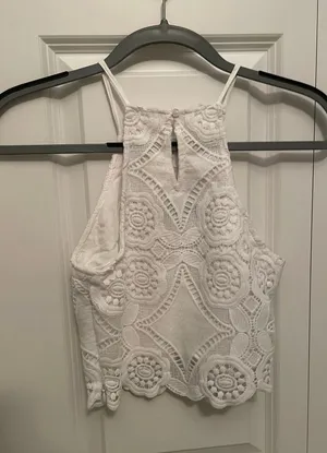 Abercrombie And Fitch Lace Detail Top thumbnail 1