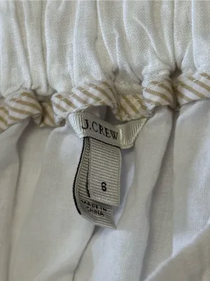 J.Crew Linen Mini Skirt Pull-on A-line Silhouette thumbnail 5
