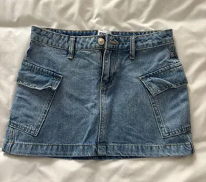 Princess Polly Cargo Jean Skirt thumbnail 1
