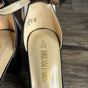 Dream Paris Black Ankle Strap Heels thumbnail 3