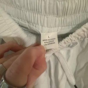 White Flowy Athletic Shorts Amazon thumbnail 2