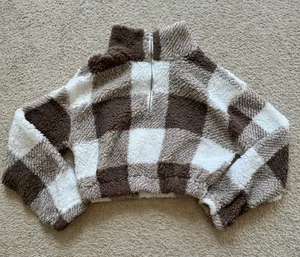 SheIn Fleece Crop Sweater thumbnail 1