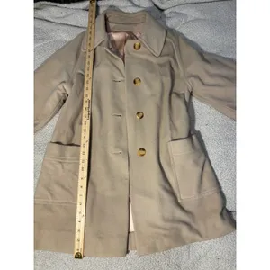 Vintage Item House Tacoma Washington Beige Wool Car Coat ILGWU Union Tag 60s 70s thumbnail 5