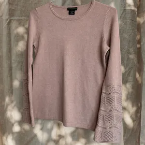 Sophia Cashmere Dusty Rose Sweater Small thumbnail 3