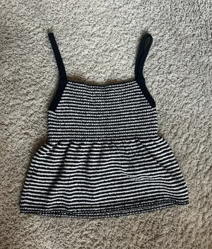 Zara Striped Knit Top thumbnail 2