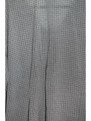 Worthington Stretch Herringbone Chevron Button Up Shirt Gray Black Plus Size 3X thumbnail 4