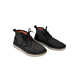 Ugg Neumal Zip Chukka Black Lace Up Zip Boots Zip US 5 Nylon Suede thumbnail 2
