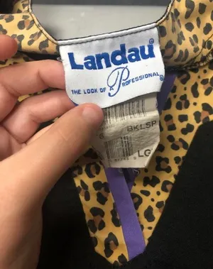 Landau Medical Top Black Size L thumbnail 2
