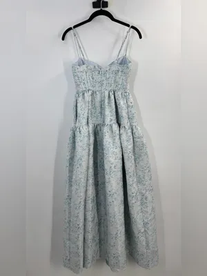 Maison Amory Windsor Dress in Light Blue Size XS thumbnail 7