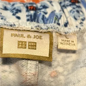 Paul & Joe Floral Women's Shorts - Blue and Orange thumbnail 3